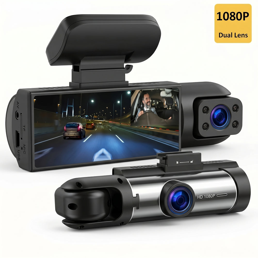 Dual Dash Cam Front And Cabin For Safety - stepyours.com