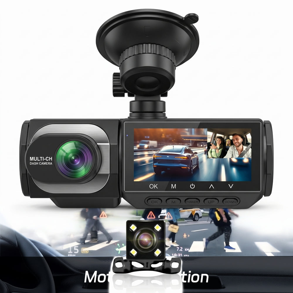 Clear Night Vision Dash Cam for Fleet with Parking - stepyours.com