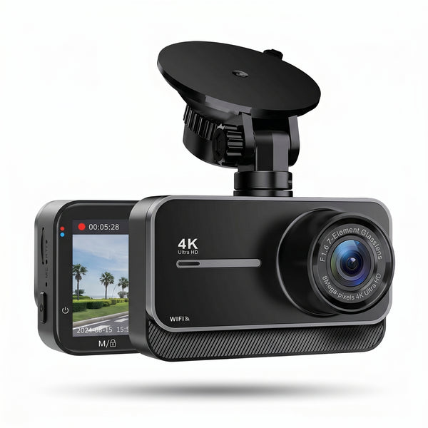 4K Front And Rear Dash Cam For Cars - stepyours.com
